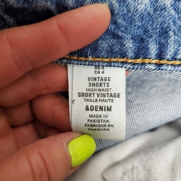 High-rise Destroyed Button Fly Cutoff Jean Shorts - Picture 7 of 8